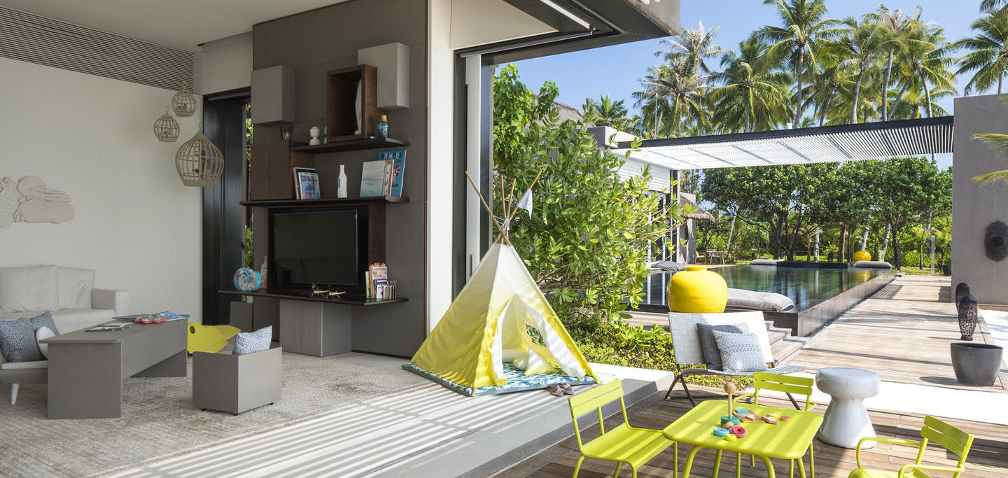 Cheval Blanc Randheli Private Island Kids Room Exterior