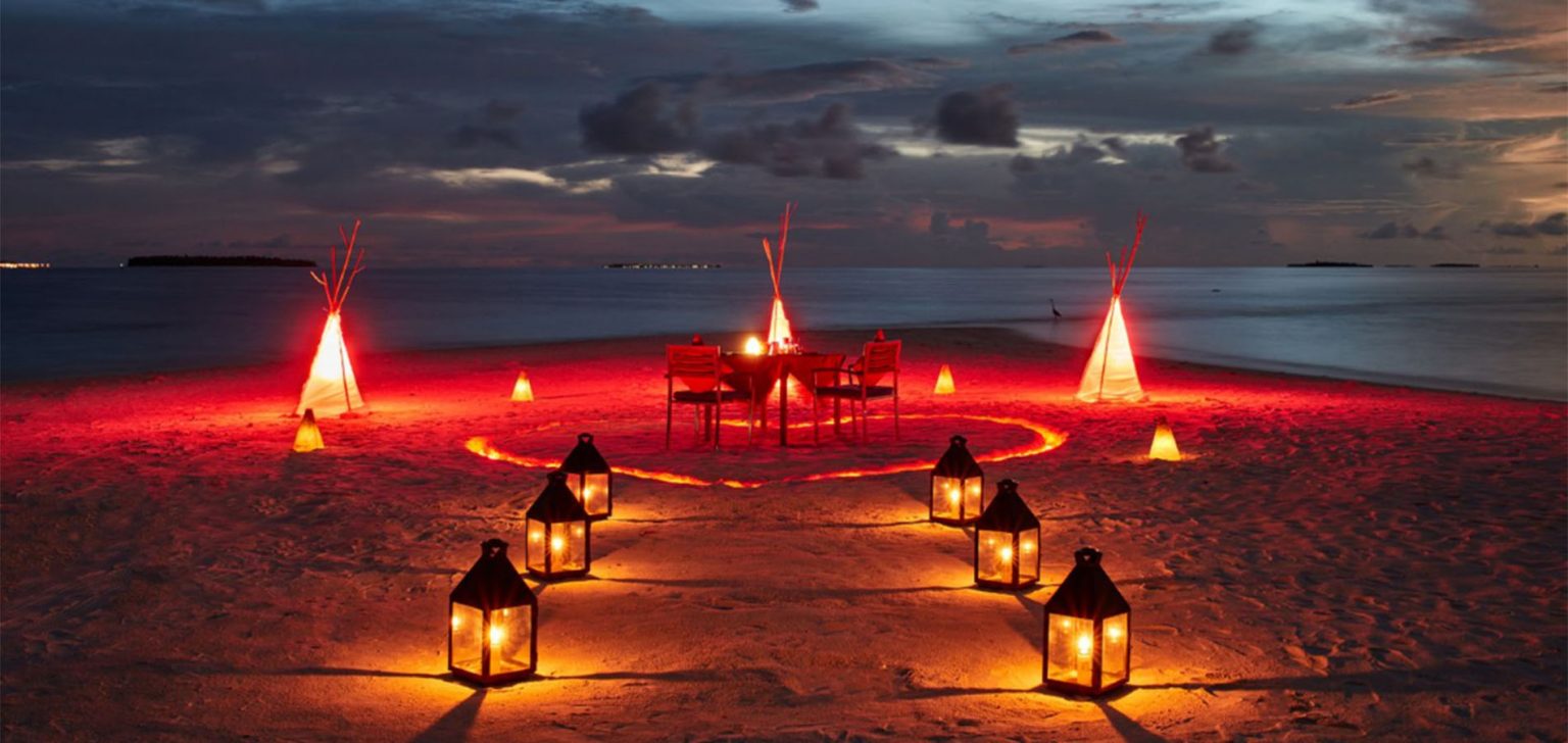 Romantic Dining Maldives Maldives Candle Light Dinner