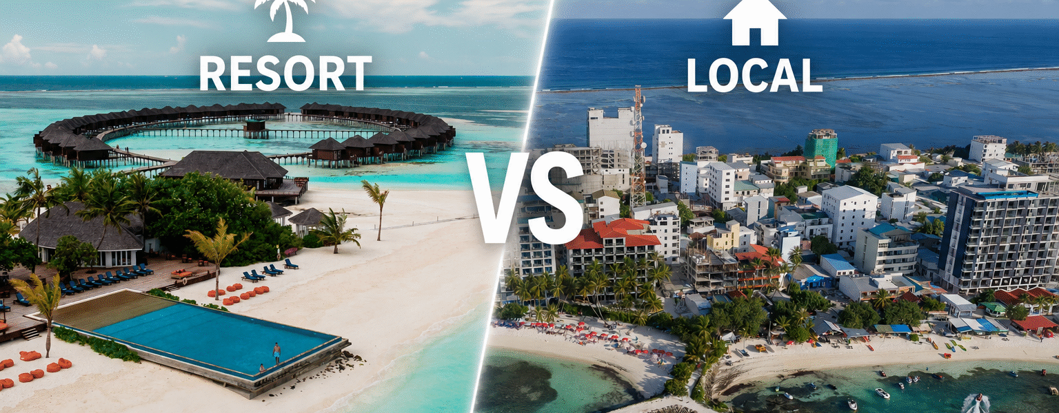Maldives Resort vs Local Island: Key Differences Explained